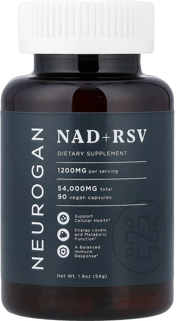 새해 첫좋은선물 Neurogan Health NAD + RSV 베지 캡슐 90정 54g(1.9oz) 제대로 할인합니다, NeuroganHealthNADRSV베지캡슐90정54g, 1개 - 쿠팡