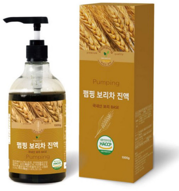 해피테라스 펌핑 보리차 진액, 1kg, 1개