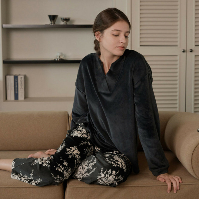 [단품]라페어 여성 벨로아 라운지웨어 1세트