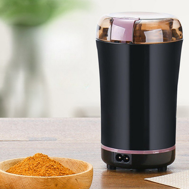 독일수입 자동 가루 분쇄기 전동 커피 그라인더, 블랙