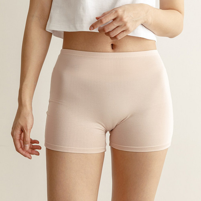 여성 코지 저자극 사각 드로즈팬티 3매세트