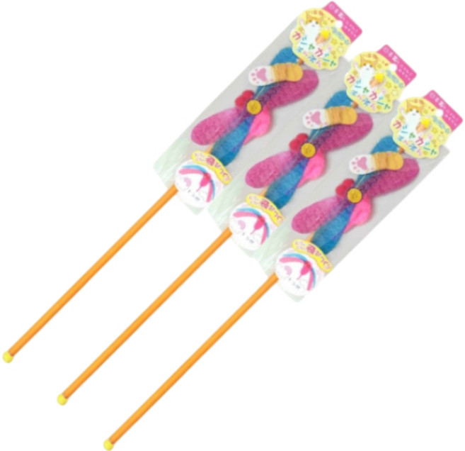 펫츠루트 카샤카샤붕붕 고양이 장난감, 잠자리, 3개