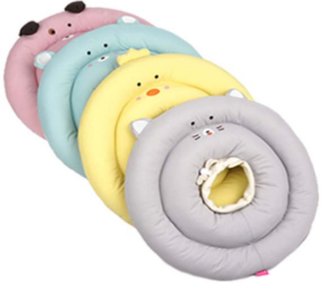 패리스독 베프카라 강아지 고양이 넥카라 깔대기, 1개