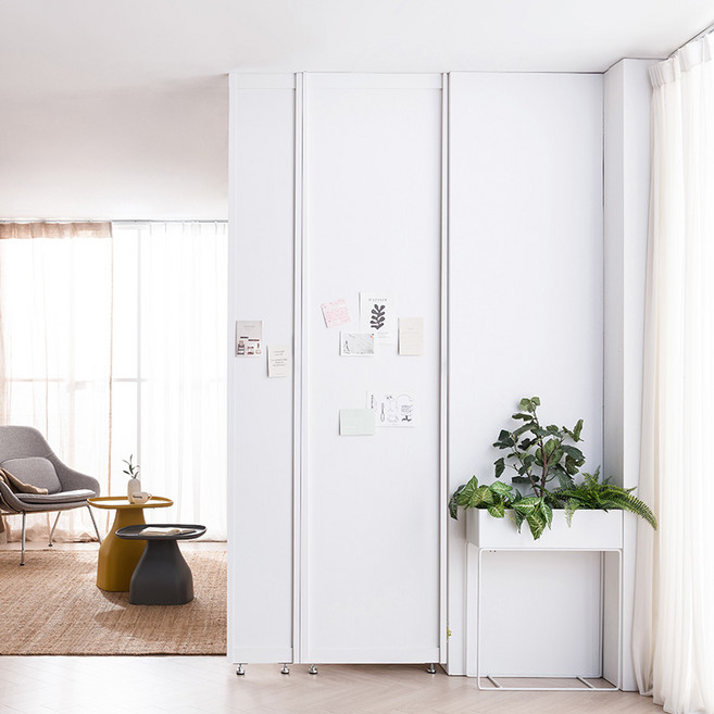 코세드 공간분리 원목 우드 가벽 파티션 [무타공], 598(화이트)