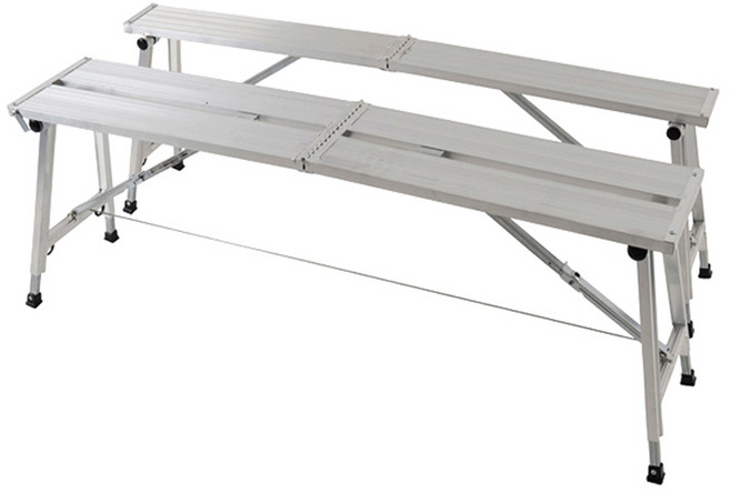 도배우마작업대 접이식 수평작업대 도배용사다리 도배사다리, 1개