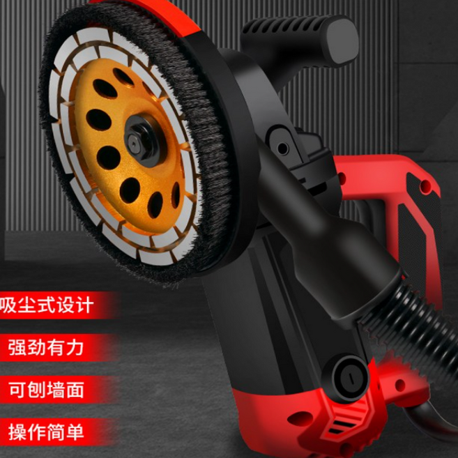 콘크리트 연삭기 시멘트 바닥 면갈이 스틸헤드 평삭기, 업그레이드180막대패기-퍼티판+흡입기, 1개