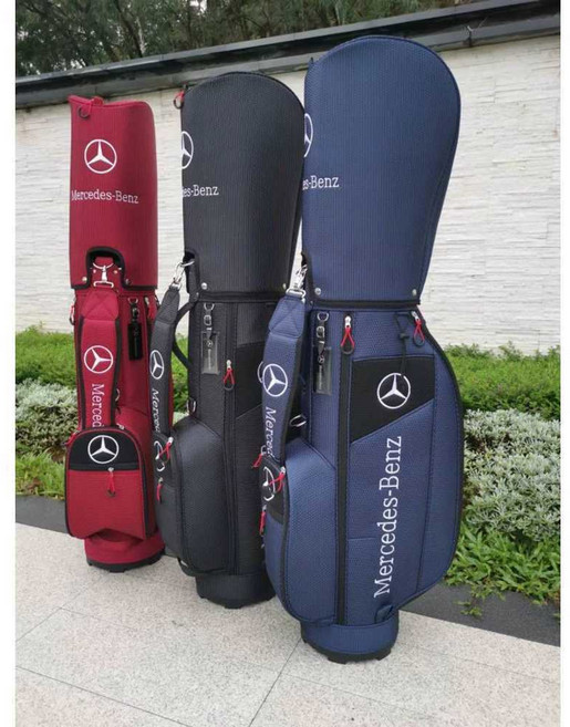 화이트 여성 표준 골프백 한국 바퀴 캐리백 캐디백 남성 가방 클럽가방 골프 경량 벤츠, 붉은색