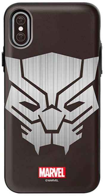 헬리움 마블 메탈 엠블럼 마그네틱 도어범퍼 케이스 아이폰X시리즈