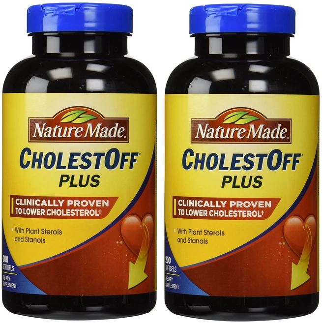 네이처 메이드 콜레스토프 플러스 900mg 식물성 스테롤 스타놀 각각 200소프트젤(2팩), 2개, 200정 - 쿠팡