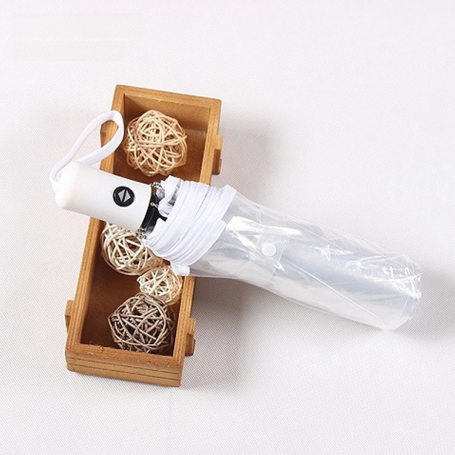 테리아 투명 3단 우산 자동우산 시야확보 안전한우산 투명우산 G518-015