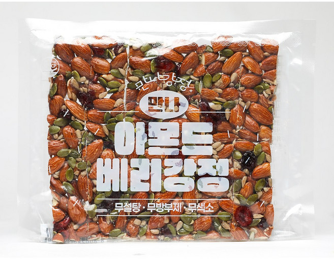 만나강정 9종 깨견과 강정 건강 벌크 무설탕 무물엿 아몬드베리강정, 1개, 240g