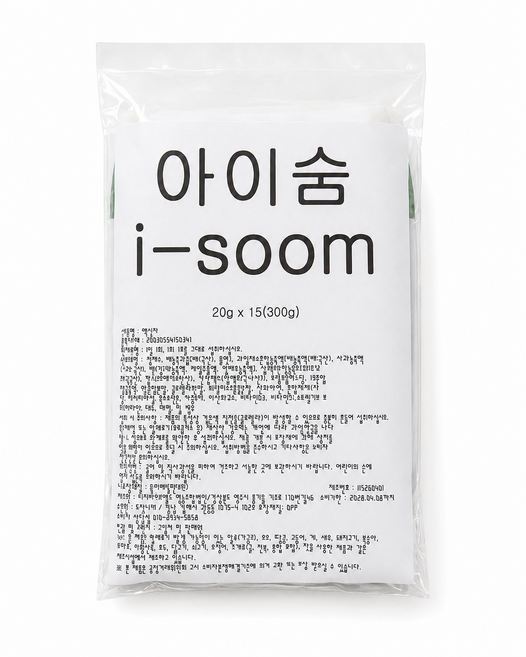 i-soom 아이하이 아이숨 코건강 비염유산균 영양제 편안한숨 어린이 영양제 아이건강영양제, 1박스, 15회분