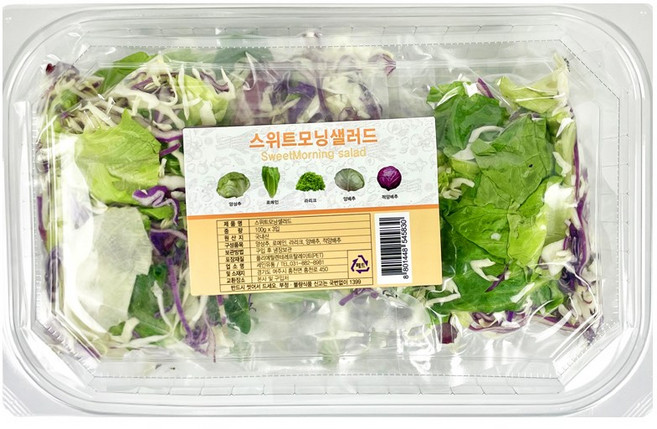 자연미가 모닝 야채샐러드 1000 /웰빙건강생활의 시작~, 10개, 100g