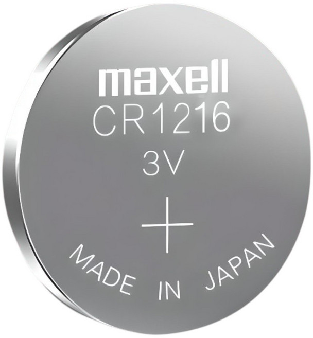 Maxell CR2016 鈕扣電池, 5個, CR1216