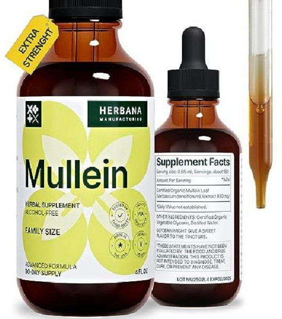 HERBANA MANUFACTURING 뮬레인 2 - 스트렝트 45일분 액상 추출물 잎 팅크, 1개