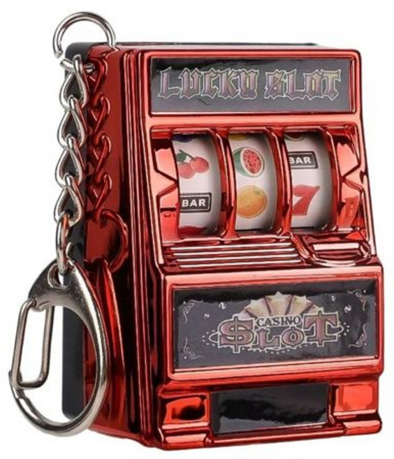 키링 미니 인형 스타일 귀여운 키홀더 도박 슬롯 머신 키 체인 창의적 아케이드 포켓 과일 행운의 잭팟 가제트 스트레스 해소 장난감 재미있는 게임 링