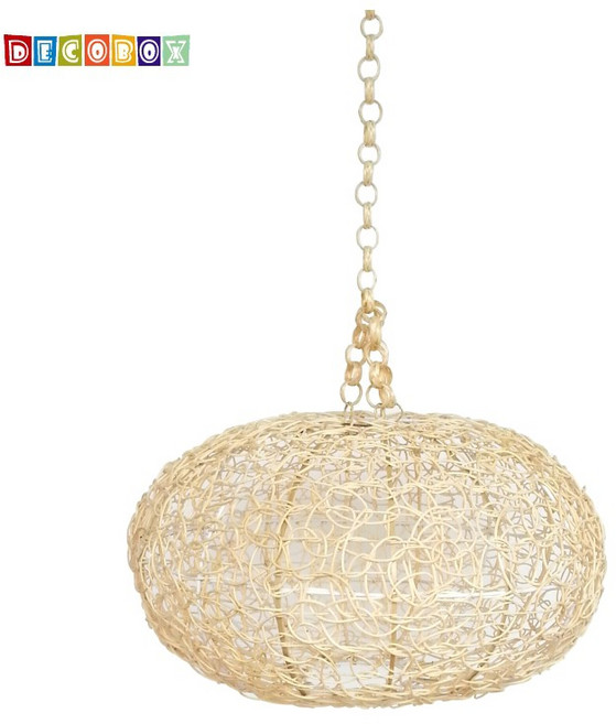 DecoBox 燈罩 白藤編織 直徑55公分, 詳見包裝