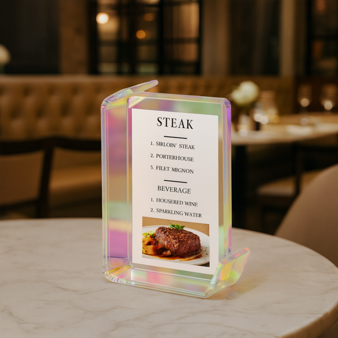 유니팡 네온사인 컬러풀 인테리어 아크릴 스탠드 액자, 1개, 오로라