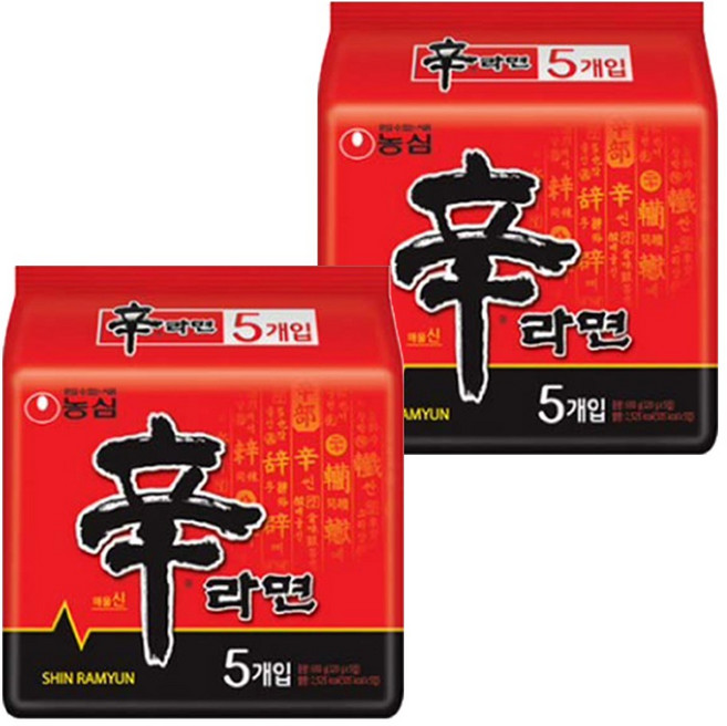 농심 신라면 120g X 10봉배송품질보증, 10개