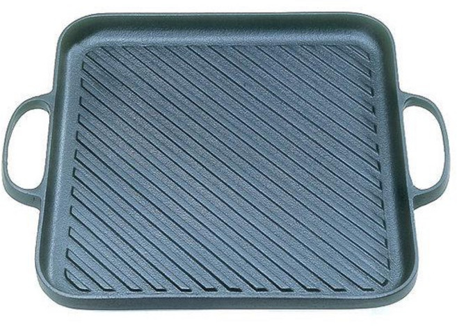 【平安】日本 南部鐵器 盛榮堂 斜紋導油鐵板-烤盤 CA-031S 電磁爐可用, 1個