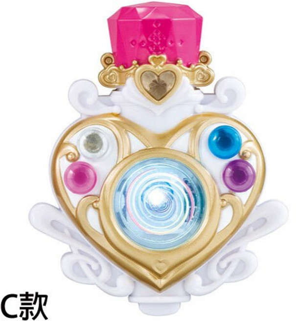 BANDAI 光之美少女AllStars發光變身器, 1個, C款/愛心變身器款1F桌旁