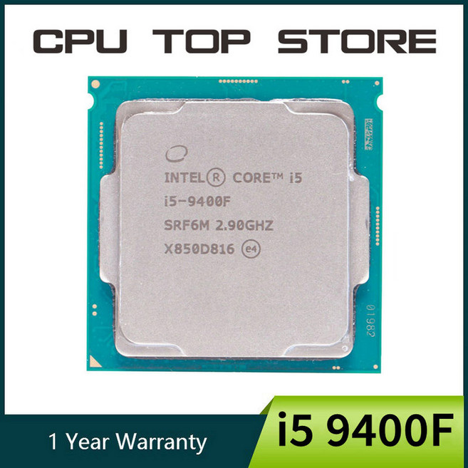 인텔 코어 i5 9400F 2.9GHz 6 65W CPU 프로세서 SRF6M SRG0Z LGA