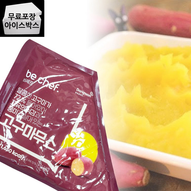 동원홈푸드 비셰프 고구마무스, 1kg, 1개
