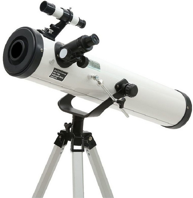 입문용 천체 망원경 고배율 천문 우주 망원경 875배 별 달 토성 목성 태양 관측, 1개, 875배 화이트