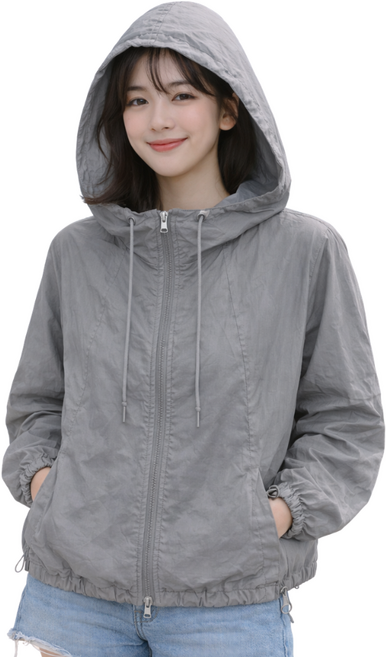 모노위브 여자 여성 간절기 경량 바람막이 점퍼