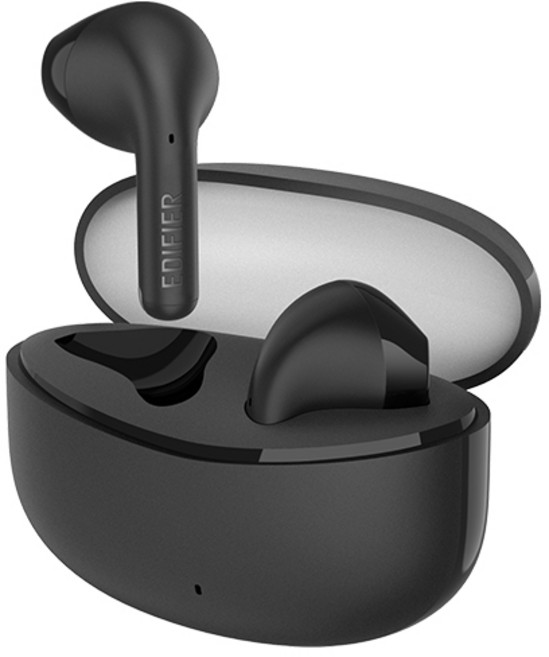 에디파이어 고품질 통화 무선 이어버드 블루투스 5.3 이어폰 X2s, 블랙