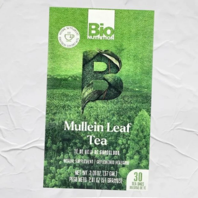바이오 뉴트리션 뮬레인 잎차 카페인 무함유 티백 57g 미국내수 - 쿠팡