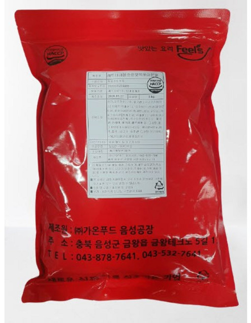 국물떡볶이분말소스 순한맛 3kg [레드테이블], 1개