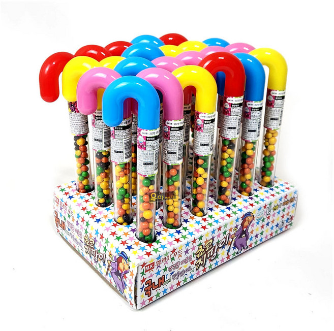 초코 지팡이 9g 24개 쵸코볼 편의점 학교 간식