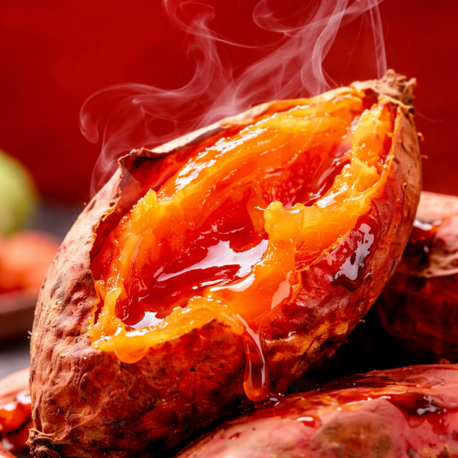 [하루80박스만] 60%할인 호풍미 해남1등농가 호박고구마, 1박스, 3kg(대)