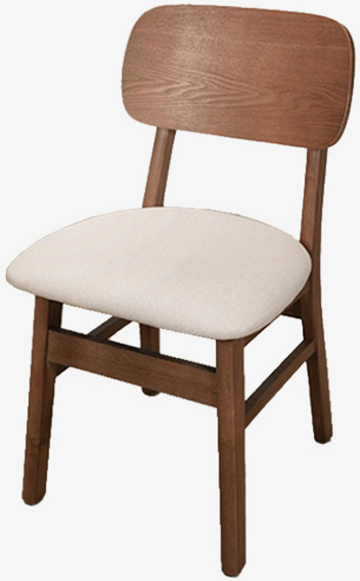 光悅制作 雅格木椅 經典復刻餐椅 北歐風實木椅, 胡桃色, 1箱