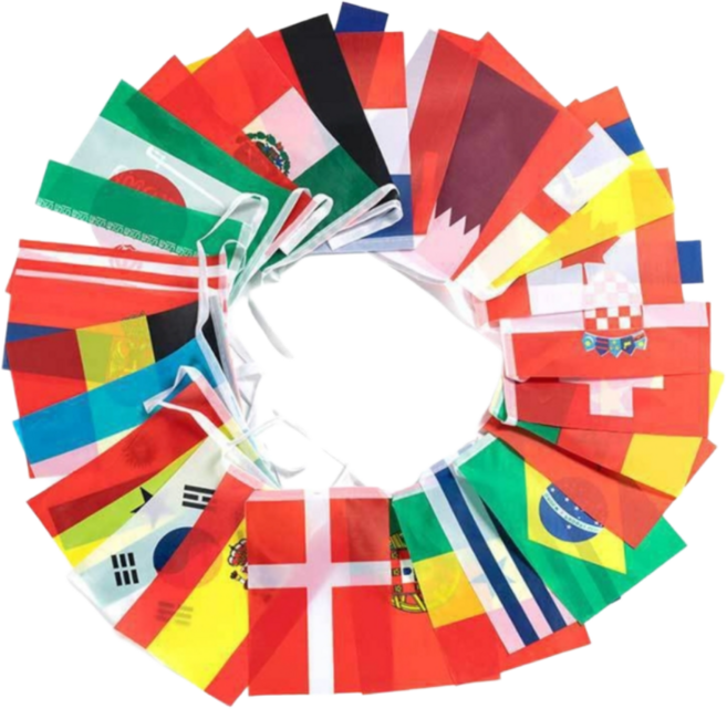 오피뉴 만국기 행사용 세계국기 전세계국기, 2개, 혼합