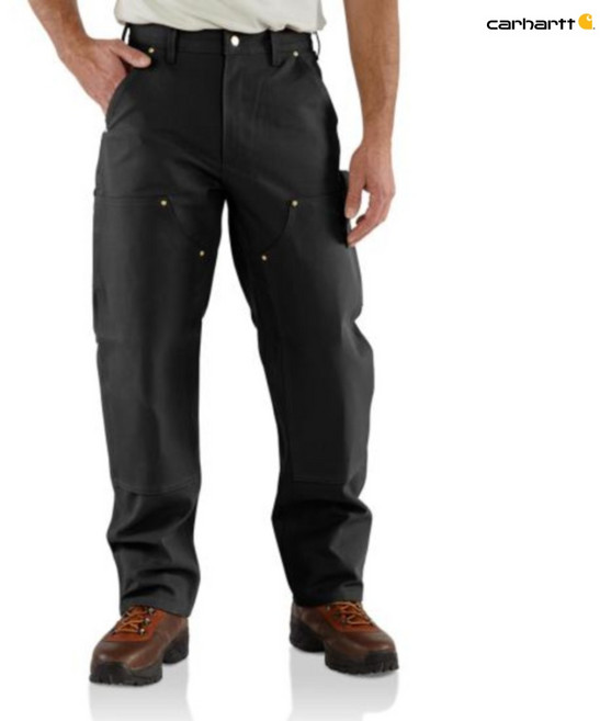 CARHARTT 칼하트 106679 더블 프론트 루즈핏 워크웨어 블랙