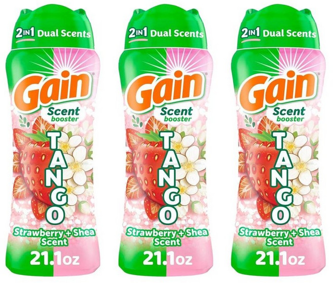 게인 인워시 센트 부스터 비즈 탱고 딸기 & 시어 598g, 3개