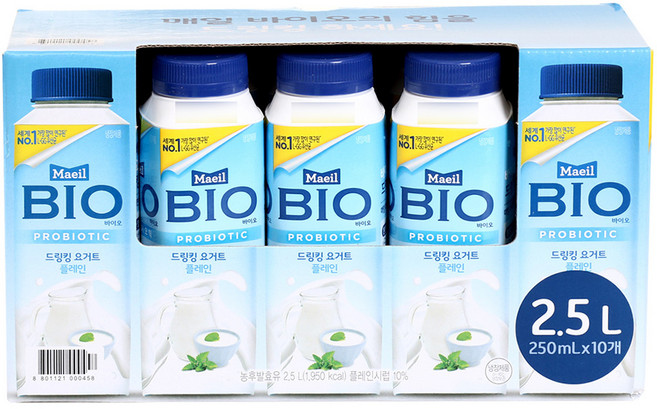 매일 바이오 드링킹 요거트 플레인 250ml+아이스포장, 250ml, 1개