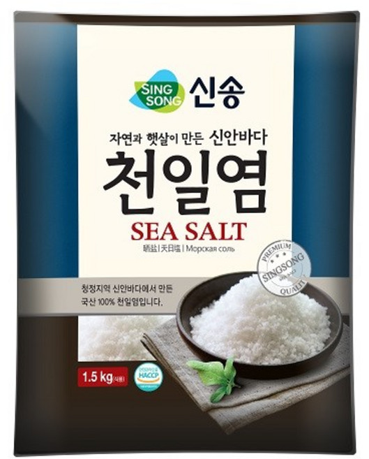 신송 천일염, 1.5kg, 1개