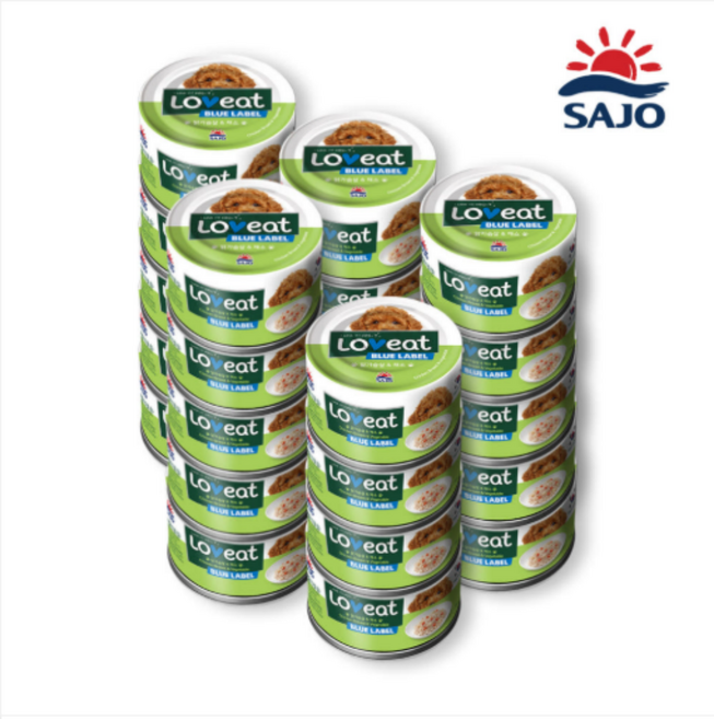 러브잇 독 블루라벨 닭가슴살&채소 160g x 24개, 닭+채소