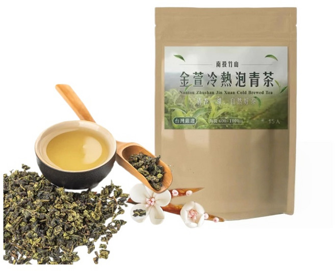 台灣製造 金萱冷熱泡青茶 清甜回甘 金萱茶 烏龍茶 冷泡茶 高山茶包 奶香金萱 南投竹山金萱 原葉茶 冷熱兩用茶包 上班族下午茶 露營隨身茶 無糖原葉茶 取代手搖飲 飯後解膩清茶, 3g, 3個, 15個裝