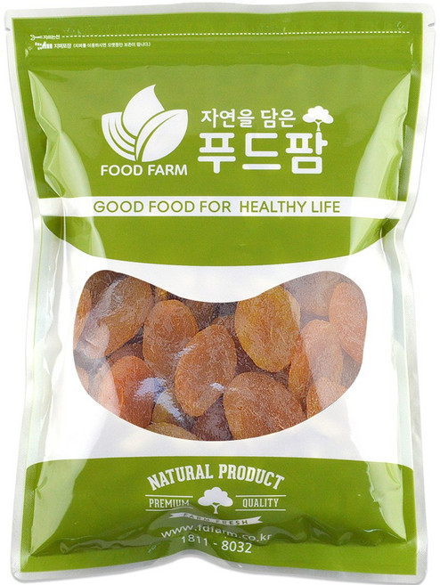 푸드팜 건살구, 1개, 1kg