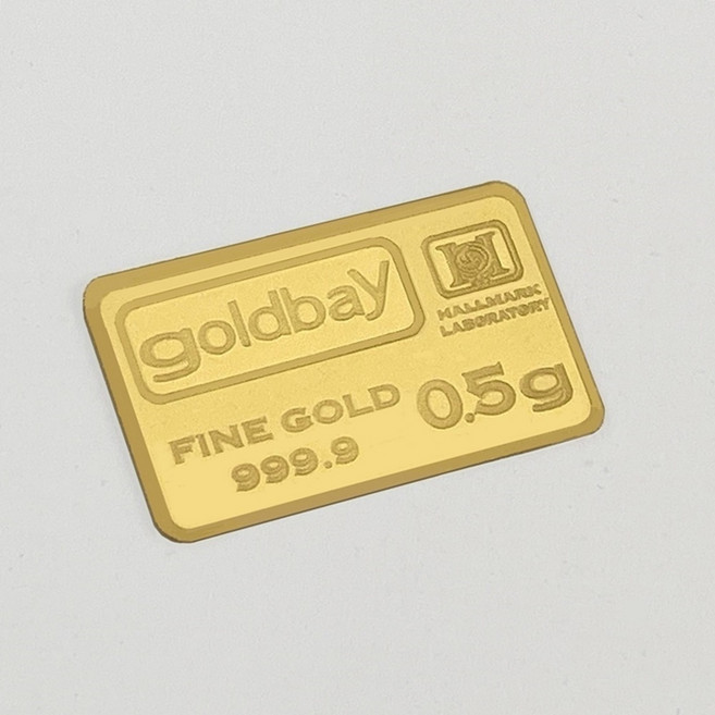[골드베이미니] 순금 0.5g 미니골드바 콩알금 땅콩금 24K 999.9