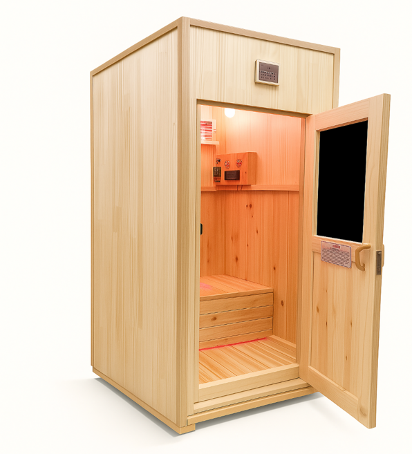 1인용 근적외선 가정용사우나 건식사우나 홈사우나 소나무 편백나무 복합형