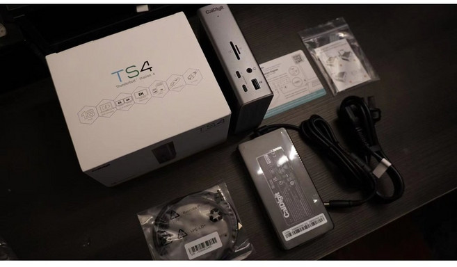 칼디짓 ts4 썬더볼트 도킹 스탠드 기본 데스크 CaSZLUTION 선더볼트, 기타/ other, TS4+0.8미뢰전선+USB-C회전HDMI2.0, 1개