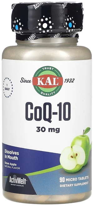 KAL CoQ10 그린 애플 30mg 마이크로정 90정, 3개 - 쿠팡