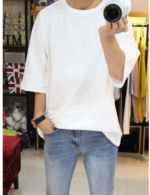 IM 남자 오버핏 슬라브 7부티