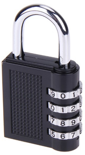 LT 4자리 다이얼 자물쇠 대형 사물함번호키 창고자물쇠, 1개