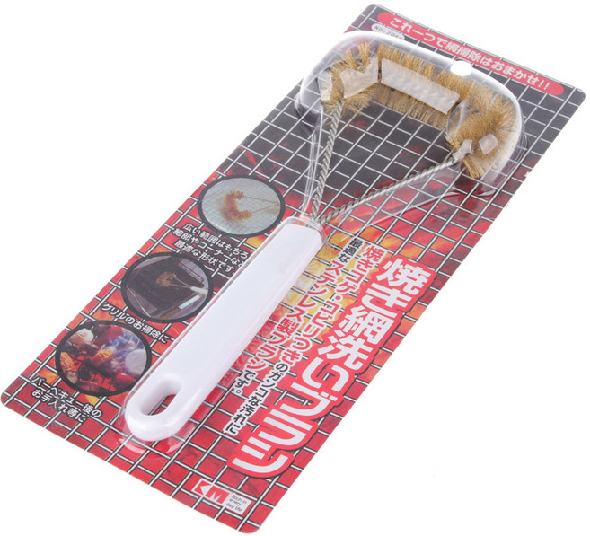 일본 KM 베베큐 석쇠 세척솔 녹슨때제거 그릴세척 다용도솔 바베큐세척솔/ 망세척 철브러쉬, 2개